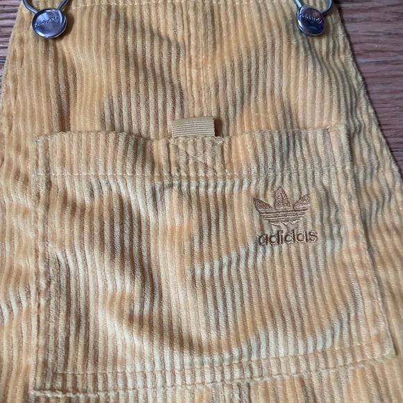 Yellow Corduroy Adidas Overall Dress - Picture 5 of 6